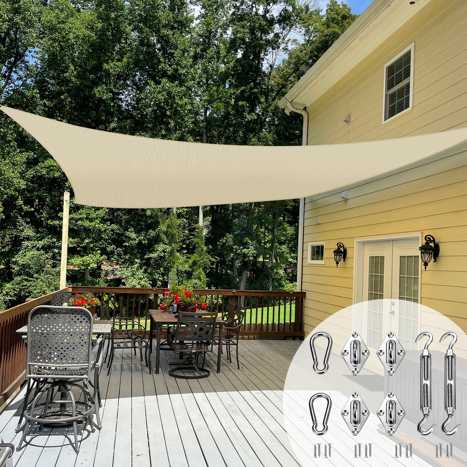 WATERPROOF SUN SHADE SAIL